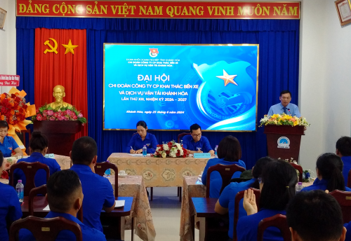 Đại hội Đoàn TNCS Hồ Chí Minh - Công ty CP Khai thác bến xe và Dịch vụ vận tải Khánh Hòa lần thứ XIII 