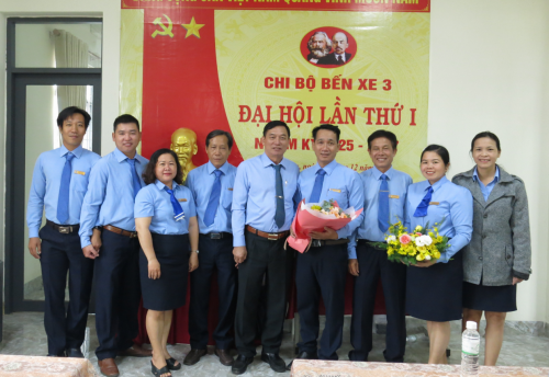 ĐẠI HỘI CHI BỘ CƠ SỞ TRỰC THUỘC ĐẢNG BỘ CÔNG TY CP KHAI THÁC BẾN XE VÀ DỊCH VỤ VẬN TẢI KHÁNH HÒA (NHIỆM KỲ 2025-2027)