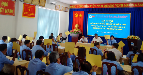 Đại hội đồng cổ đông Công ty CP Khai thác bến xe và Dịch vụ vận tải Khánh Hòa năm 2015