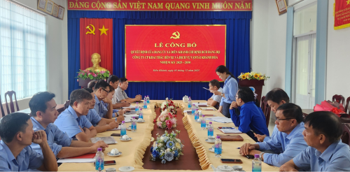 CÔNG BỐ QUYẾT ĐỊNH CỦA ĐẢNG ỦY XÃ DIÊN KHÁNH CHỈ ĐỊNH BCH ĐẢNG BỘ CÔNG TY CP KHAI THÁC BẾN XE VÀ DỊCH VỤ VẬN TẢI KHÁNH HÒA, NHIỆM KỲ 2025 - 2030 CÔNG BỐ QUYẾT ĐỊNH CỦA ĐẢNG ỦY XÃ DIÊN KHÁNH CHỈ ĐỊNH BCH ĐẢNG BỘ CÔNG TY CP KHAI THÁC BẾN XE VÀ DỊCH VỤ VẬN TẢI KHÁNH HÒA, NHIỆM KỲ 2025 - 2030