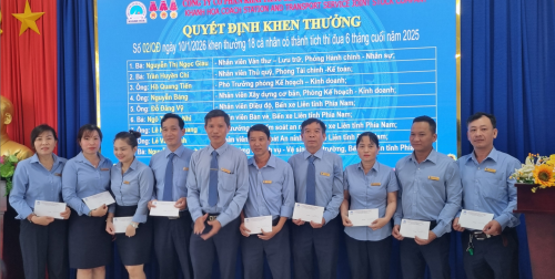 HỘI NGHỊ TỔNG KẾT THỰC HIỆN NHIỆM VỤ SXKD, CÔNG TÁC KHEN THƯỞNG NĂM 2025 CỦA CÔNG TY CP KHAI THÁC BẾN XE VÀ DỊCH VỤ VẬN TẢI KHÁNH HÒA