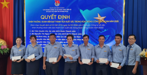 HỘI NGHỊ TỔNG KẾT THỰC HIỆN NHIỆM VỤ SXKD, CÔNG TÁC KHEN THƯỞNG NĂM 2025 CỦA CÔNG TY CP KHAI THÁC BẾN XE VÀ DỊCH VỤ VẬN TẢI KHÁNH HÒA