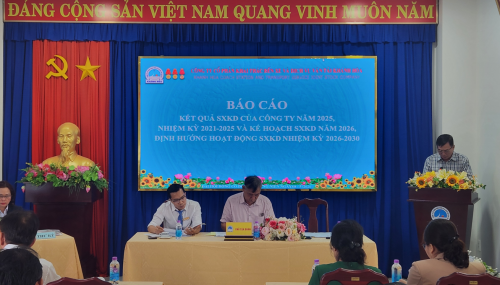 ĐẠI HỘI ĐỒNG CỔ ĐÔNG THƯỜNG NIÊN 2026 - CÔNG TY CP KHAI THÁC BẾN XE VÀ DỊCH VỤ VẬN TẢI KHÁNH HÒA