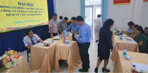ĐẠI HỘI ĐỒNG CỔ ĐÔNG THƯỜNG NIÊN 2026 - CÔNG TY CP KHAI THÁC BẾN XE VÀ DỊCH VỤ VẬN TẢI KHÁNH HÒA
